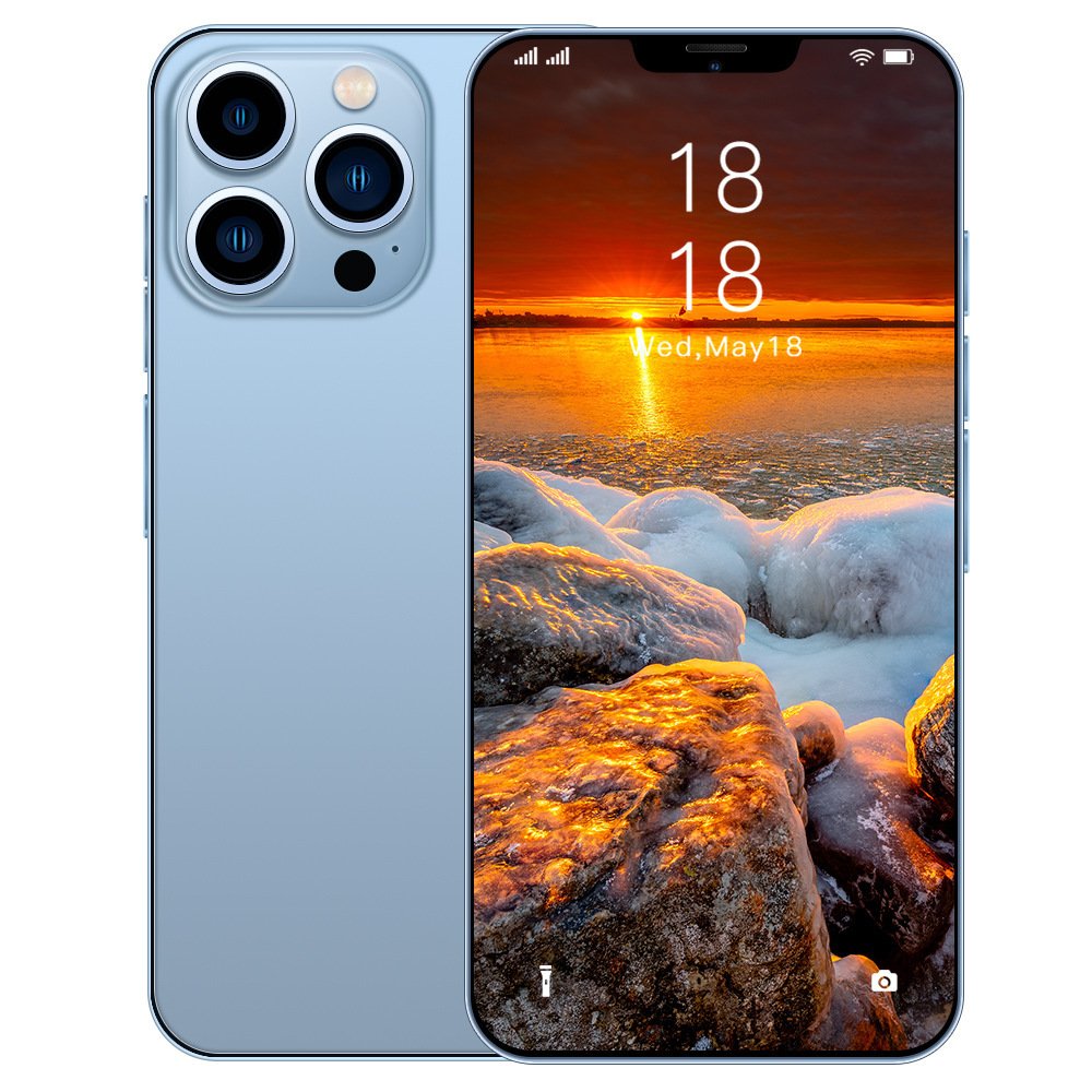 Original i15 Max Smartphone Android 7.3 inch 16GB+1024GB Google Play Store Mobile phones MTK Dual Sim 50MP+108MP Cellphones